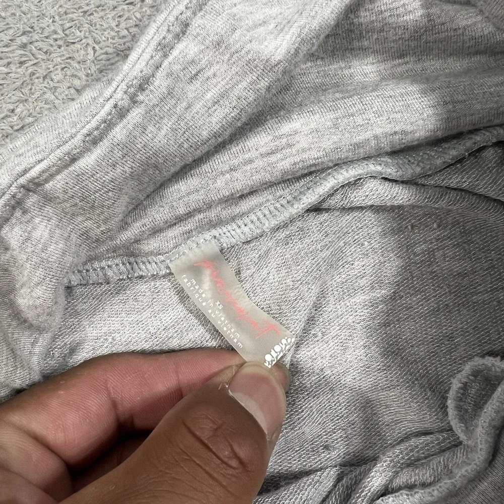 Free People Stay Low Harem Pants Womens XS Gray Baggy